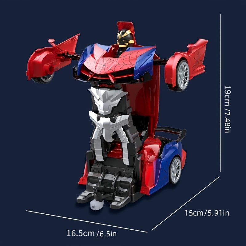 Transformateur robot ¨¤ 18 ¨¦chelles, transformation en un clic, rotation de 360¡ã, jouet de voiture pour gar?ons.