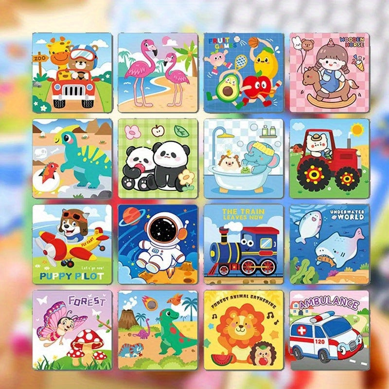 20PCS Mini Puzzle de papier d'animal de cartoon ¨¦ducatif Jouet pour les f¨ºtes d'anniversaire et les cadeaux de No?l et d'Halloween les plus appropri¨¦s (Style al¨¦atoire)