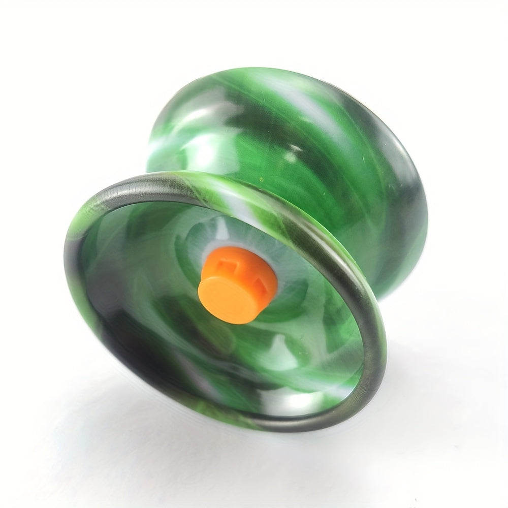 Lot de 4 Yo-Yos M¨¦talliques R¨¦actifs avec Corde Tournante, Yo-Yo Amovible pour une Durabilit¨¦ ¨¦blouissante - Id¨¦al pour D¨¦butants