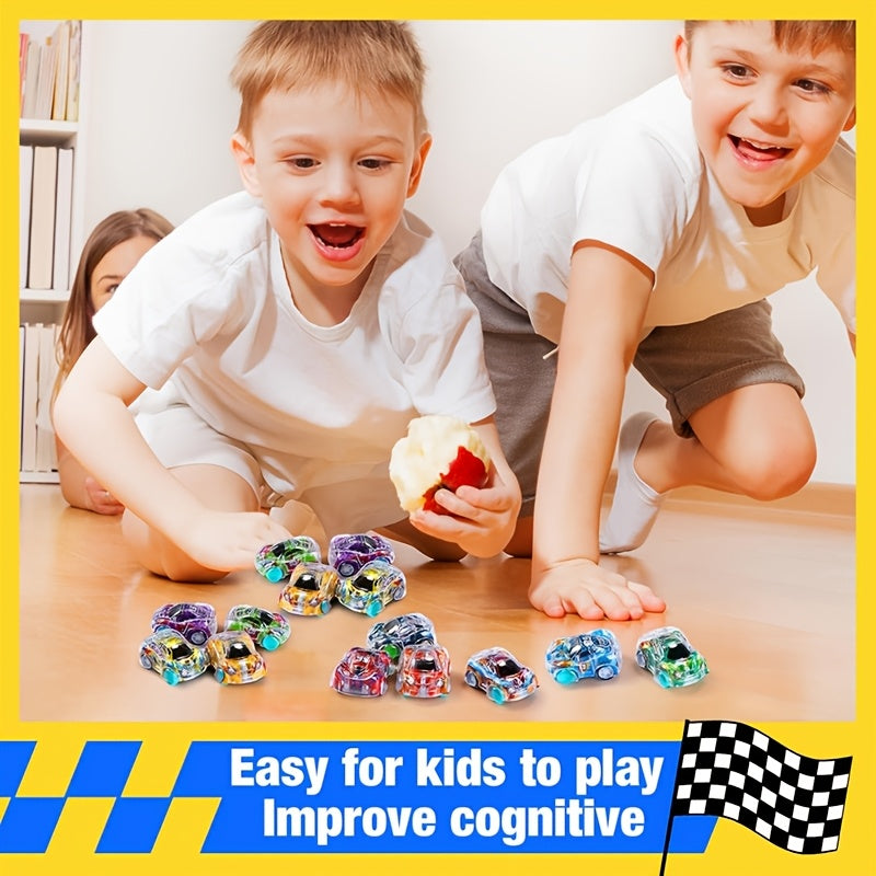 24pcs Mini Pullback Car Set, Pullback Racing Toy Party Favors, Classroom Prizes, Convient pour Halloween, Cadeaux de No?l, R¨¦compenses pour les jeunes, Couleurs au hasard