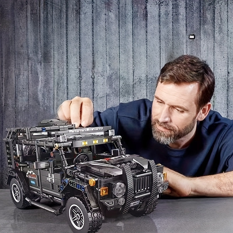 1030 Blocs de construction de voiture ¨¤ particules - Jouet de construction en mat¨¦riau ABS durable, adapt¨¦ aux personnes de plus de 14 ans et aux cadeaux pour les amis.