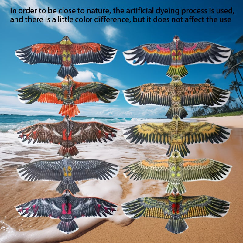 Cerf-volant Aigle Vibrant avec Ligne de 1181.1\