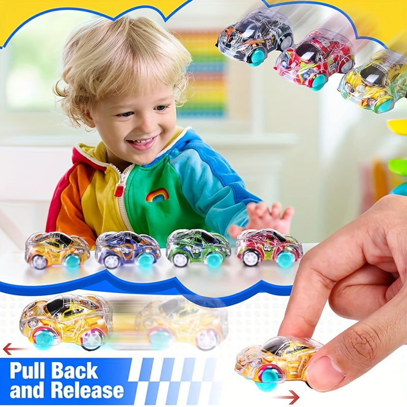 24pcs Mini Pullback Car Set, Pullback Racing Toy Party Favors, Classroom Prizes, Convient pour Halloween, Cadeaux de No?l, R¨¦compenses pour les jeunes, Couleurs au hasard