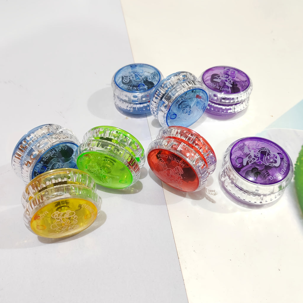 Yo-yo lumineux, yo-yo mignon aux couleurs vives - parfait pour les prix de classe, les cadeaux de vacances comme No?l, Halloween ou Thanksgiving