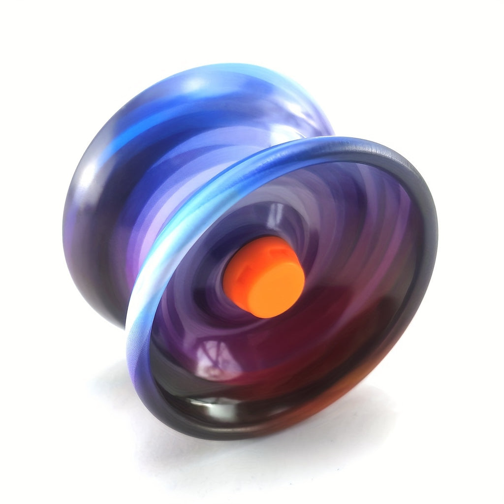 Lot de 4 Yo-Yos M¨¦talliques R¨¦actifs avec Corde Tournante, Yo-Yo Amovible pour une Durabilit¨¦ ¨¦blouissante - Id¨¦al pour D¨¦butants