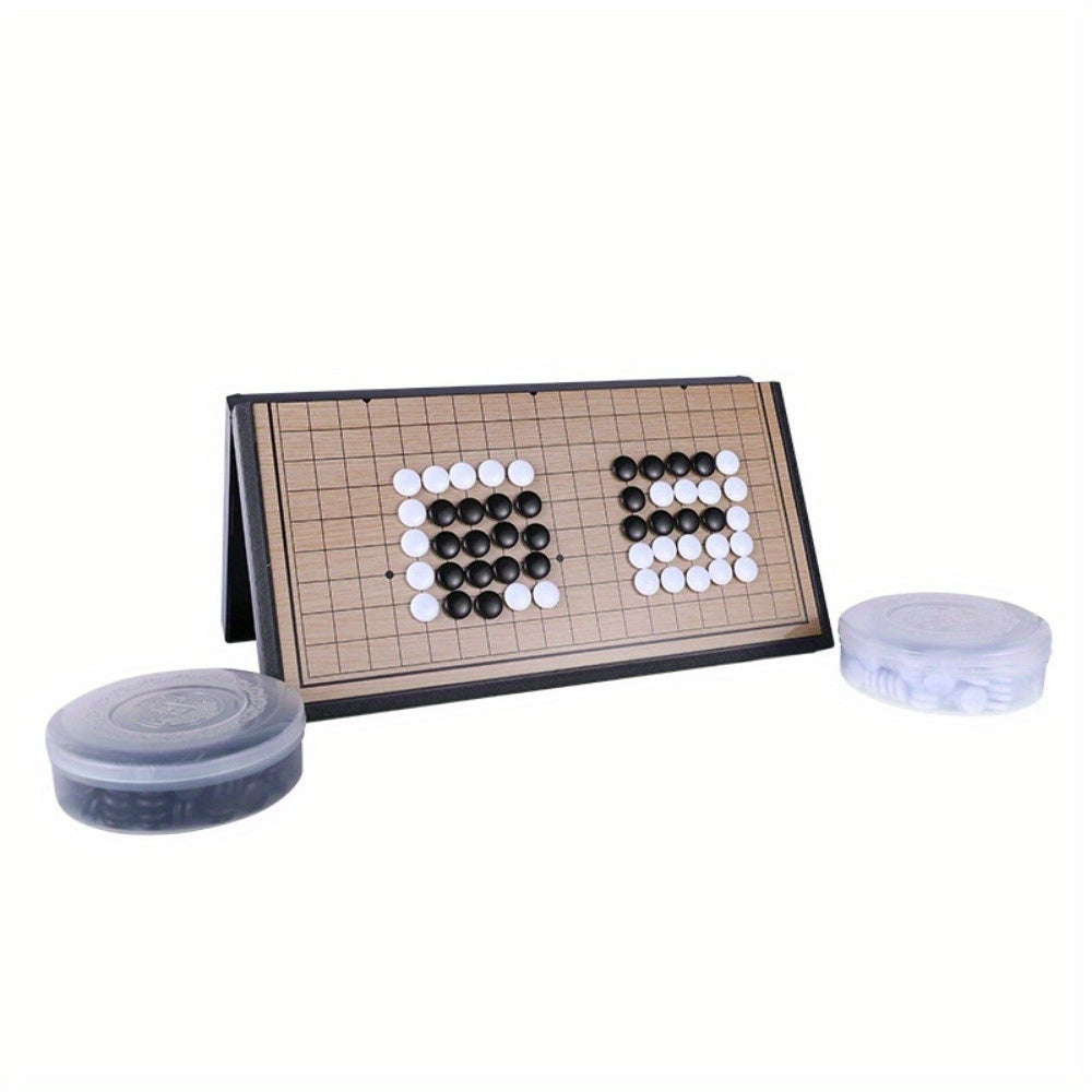 Jeu de strat¨¦gie portable avec pi¨¨ces magn¨¦tiques - Id¨¦al pour les voyages, les f¨ºtes, la famille et les amis - Mat¨¦riau en plastique durable - Cadeau d'anniversaire id¨¦al