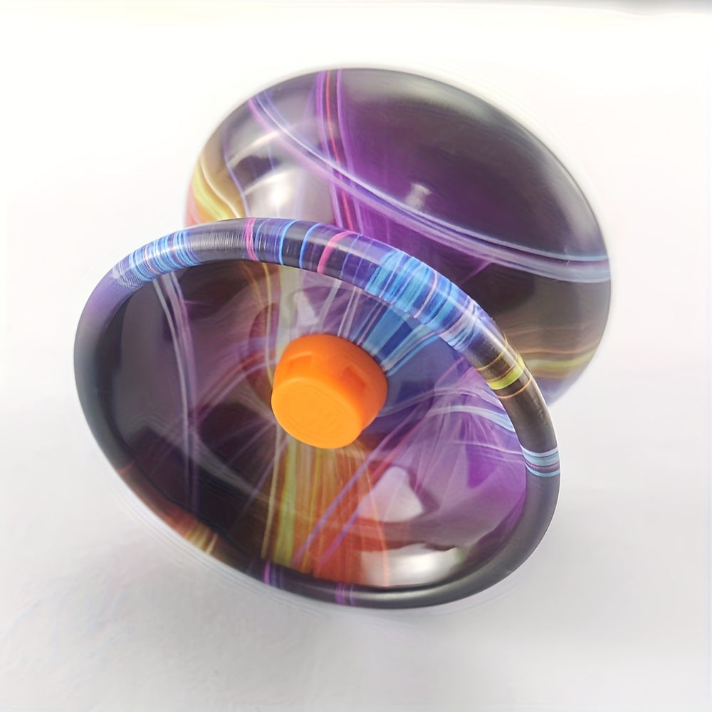 Lot de 4 Yo-Yos M¨¦talliques R¨¦actifs avec Corde Tournante, Yo-Yo Amovible pour une Durabilit¨¦ ¨¦blouissante - Id¨¦al pour D¨¦butants