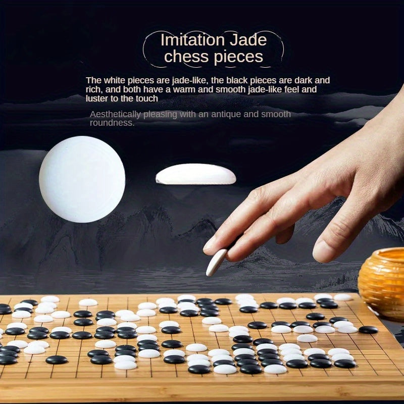 Ensemble de plateau d'¨¦checs pliable et portable avec ¨¦tui en cuir, mat¨¦riau ABS, jeu de loisirs de bureau, cadeau id¨¦al pour les vacances