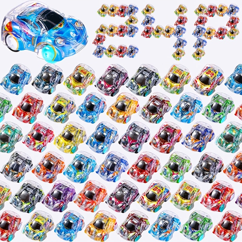24pcs Mini Pullback Car Set, Pullback Racing Toy Party Favors, Classroom Prizes, Convient pour Halloween, Cadeaux de No?l, R¨¦compenses pour les jeunes, Couleurs au hasard