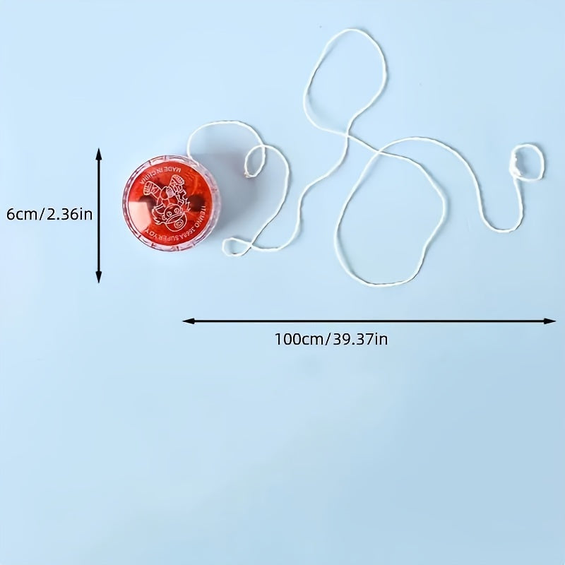 4pcs\u002F7pcs Yo-Yos Phosphorescents - Parfaits pour Halloween, No?l & F¨ºtes d'Anniversaire des Jeunes - Couleurs Assorties