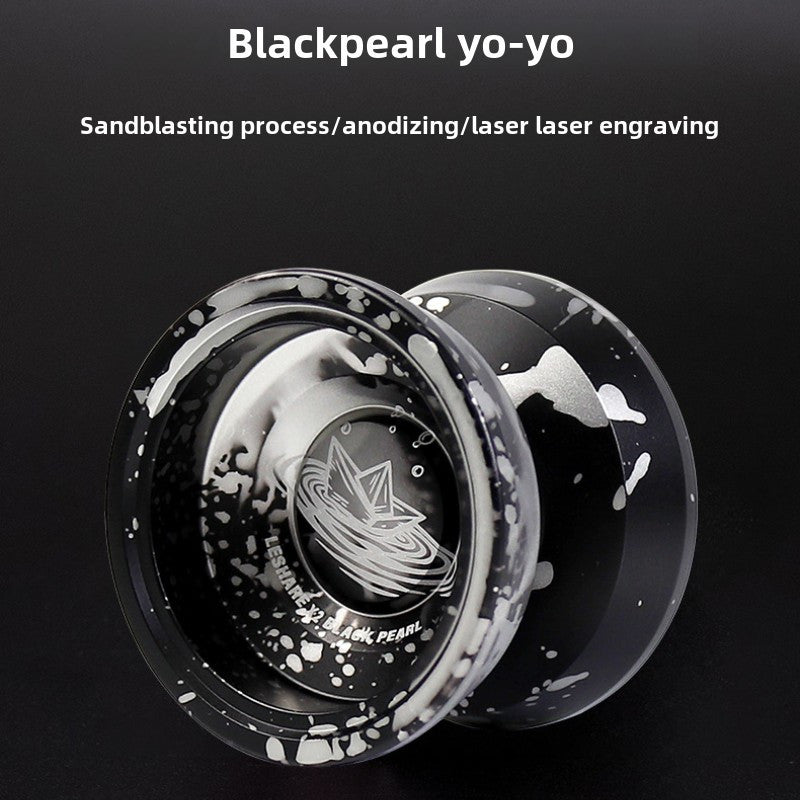 1pc X2 Yoyo Ball noir et or - Qualit¨¦ professionnelle, sommeil longue dur¨¦e, alliage d'aluminium, id¨¦al pour le jeu comp¨¦titif et les cadeaux, Yoyo de jeu comp¨¦titif | Design ¨¦l¨¦gant | Impression haute qualit¨¦, Jeu de soci¨¦t¨¦ Yoyo