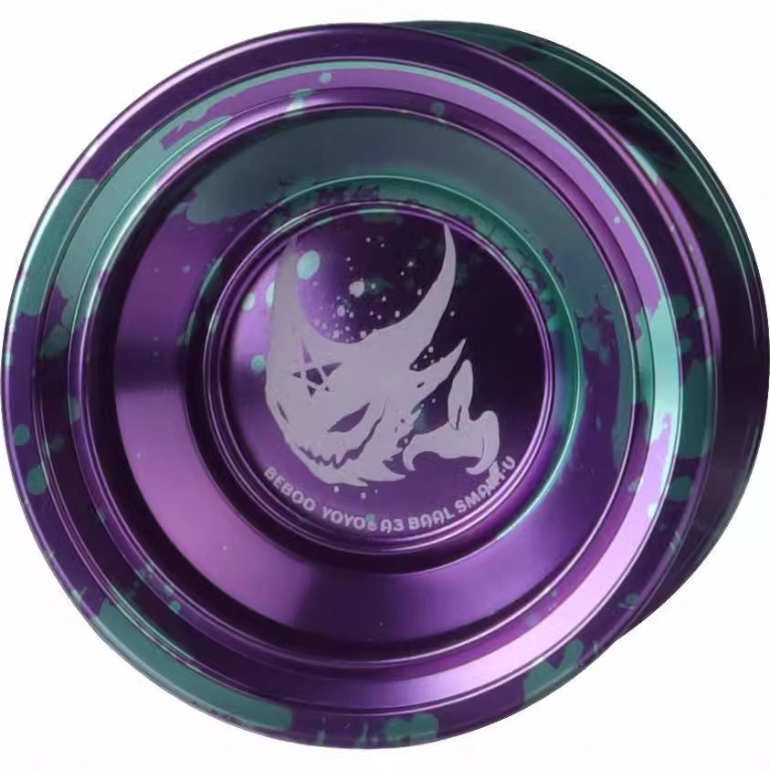 1pc BEBOOYOYO A3 Dieu du Mal Barre Yo-Yo en Alliage Violet pour Gar?ons - Jouet Haute Performance avec Accessoires, Couleurs Mixtes\u002FViolet\u002FBleu, Conception en Alliage d'Aluminium Durable pour des Tours Fluides et un Jeu Amusant