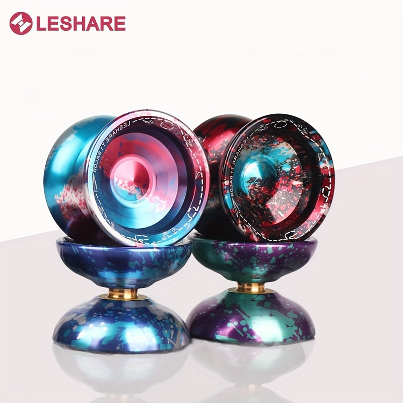 LESHARE YOYO Balle de Yo-yo en Alliage d'Aluminium de Couleurs M¨¦lang¨¦es de Haute Pr¨¦cision pour le Soulagement du Sommeil & le Plaisir en Ext¨¦rieur