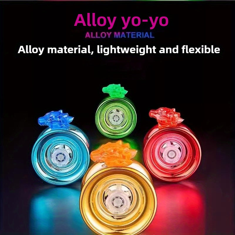 Version Professionnelle de Comp¨¦tition de Yo-Yo avec Rotation Automatique en Alliage pour Cadeaux d'Anniversaire Gar?ons, Cadeaux de No?l et Distribution d'Halloween