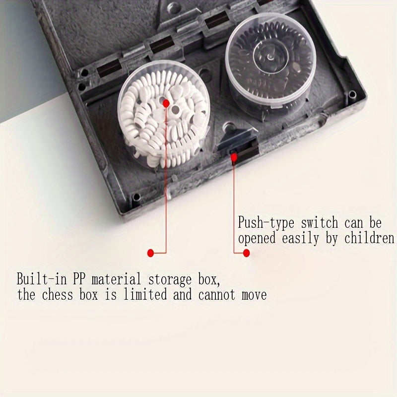 Jeu de Go Magn¨¦tique Portable de 11.2 pouces - Planche en Bois Pliable pour Gomoku Go, Id¨¦al pour les Voyages & les F¨ºtes ¨¤ la Maison, Comprend des Pi¨¨ces Noires & Blanches