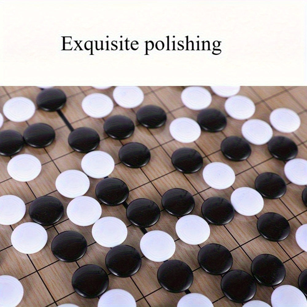 Jeu de Soci¨¦t¨¦ Go Magn¨¦tique Pliable - Plateau Strat¨¦gique Portable avec Pi¨¨ces Magn¨¦tiques Noires et Blanches en Mat¨¦riau Plastique Durable - Id¨¦al pour les Voyages, Soir¨¦es Familiales Amusantes - Cadeau d'Anniversaire Parfait