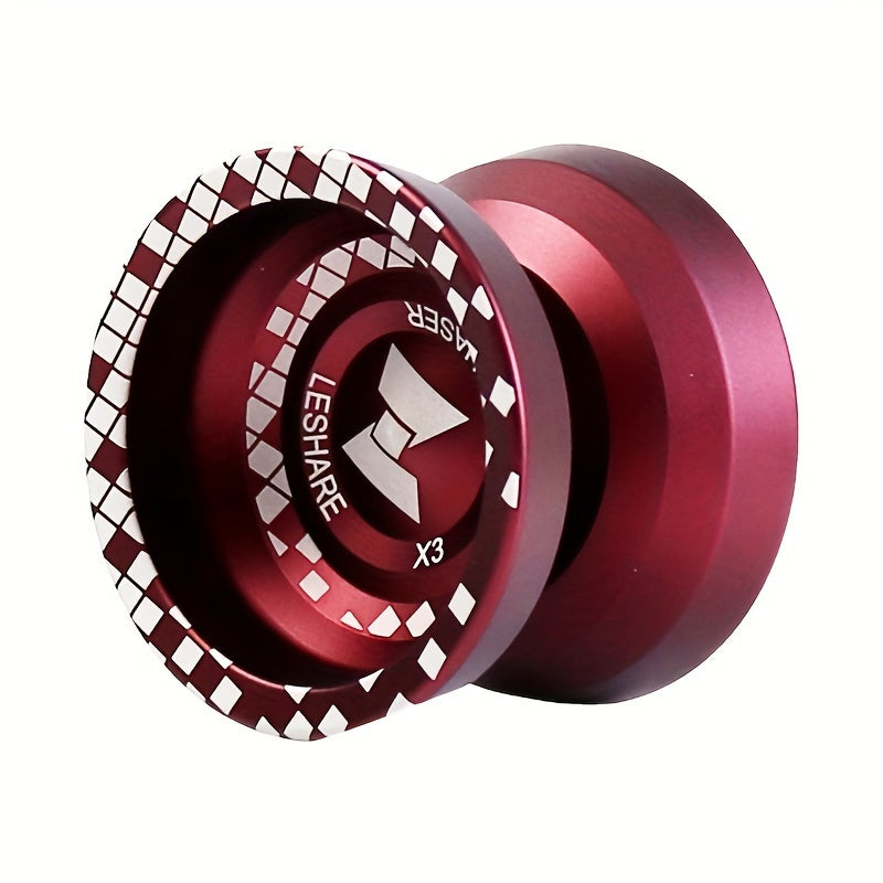 Yo-Yo en alliage d'aluminium professionnel pour la comp¨¦tition - B¨¦quille haute vitesse, artisanat de pr¨¦cision, id¨¦al pour les 14 ans et plus, rouge