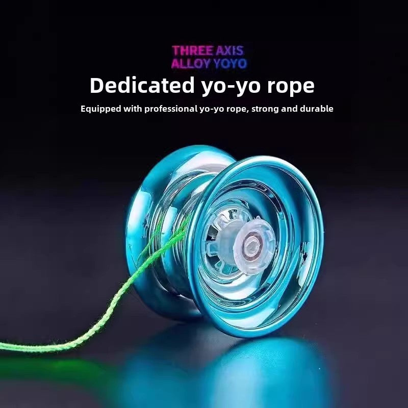 Version Professionnelle de Comp¨¦tition de Yo-Yo avec Rotation Automatique en Alliage pour Cadeaux d'Anniversaire Gar?ons, Cadeaux de No?l et Distribution d'Halloween