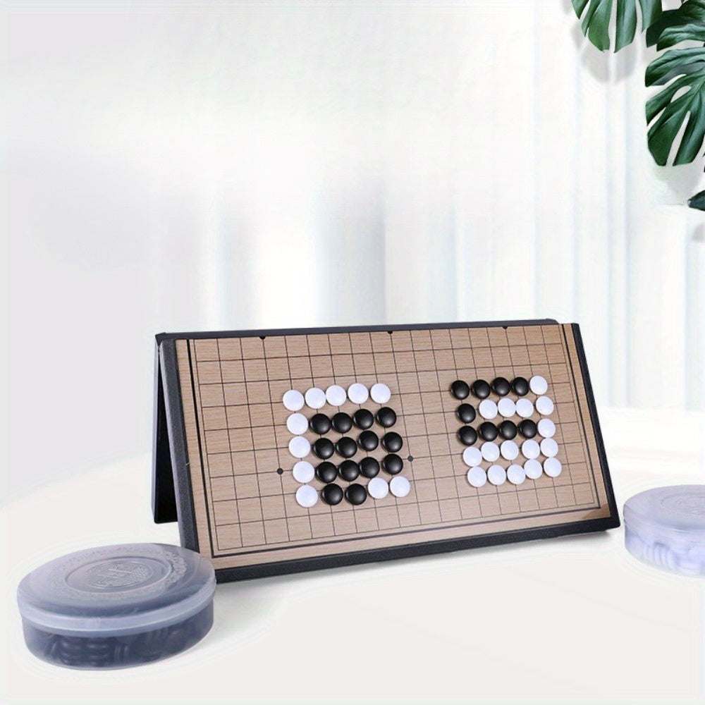 Jeu de strat¨¦gie portable avec pi¨¨ces magn¨¦tiques - Id¨¦al pour les voyages, les f¨ºtes, la famille et les amis - Mat¨¦riau en plastique durable - Cadeau d'anniversaire id¨¦al