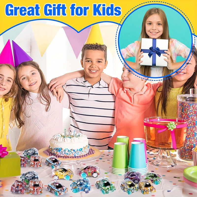 24pcs Mini Pullback Car Set, Pullback Racing Toy Party Favors, Classroom Prizes, Convient pour Halloween, Cadeaux de No?l, R¨¦compenses pour les jeunes, Couleurs au hasard