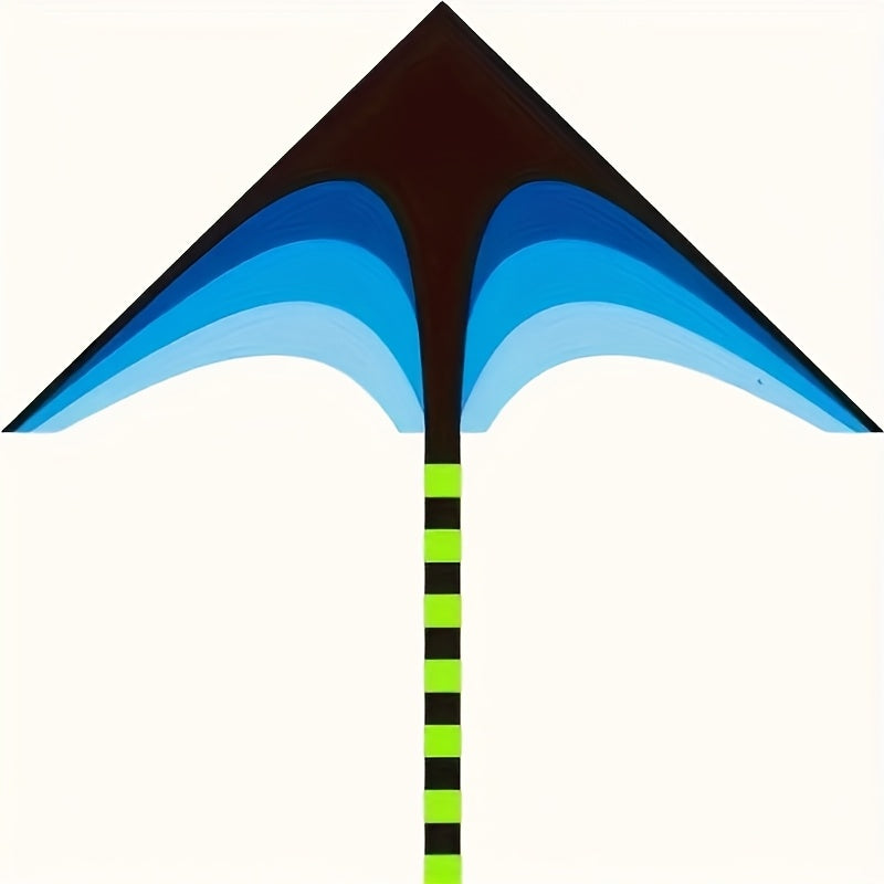 1pc Cerf-volant ¨¤ Queue Longue en Diamants D¨¦grad¨¦ de Couleurs - Polyester Durable pour Vol Ext¨¦rieur sur Plage, Parc, Prairie - ?ges 14+, Activit¨¦s de Plage | Design D¨¦grad¨¦ | Facile ¨¤ Voler, Accessoires de Plage