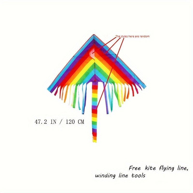 Ballon Arc-en-ciel pour Plaisir en Plein Air - Polyester Durable, Ligne Color¨¦e de 1968.5 pouces, Parfait pour la Plage, le Parc & Activit¨¦s de Liaison Familiale, Activit¨¦s Familiales | Ballon Color¨¦ | Ballon ¨¤ Longue Ligne, Grand Ballon