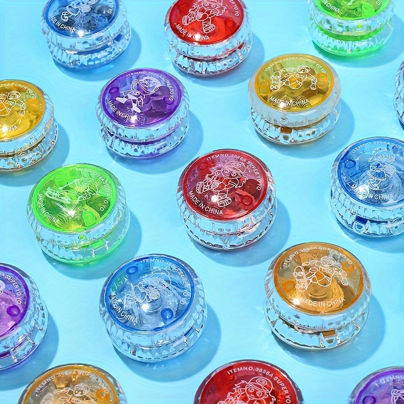 Yo yo lumineux LED, jouet pour jeunes, le cadeau parfait pour les jeunes, Halloween, Paques, Thanksgiving, No?l, anniversaires, Nouvel An et autres f¨ºtes, avec des couleurs al¨¦atoires