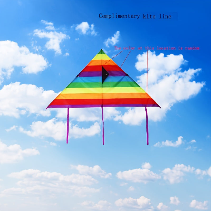 Ballon Arc-en-ciel pour Plaisir en Plein Air - Polyester Durable, Ligne Color¨¦e de 1968.5 pouces, Parfait pour la Plage, le Parc & Activit¨¦s de Liaison Familiale, Activit¨¦s Familiales | Ballon Color¨¦ | Ballon ¨¤ Longue Ligne, Grand Ballon