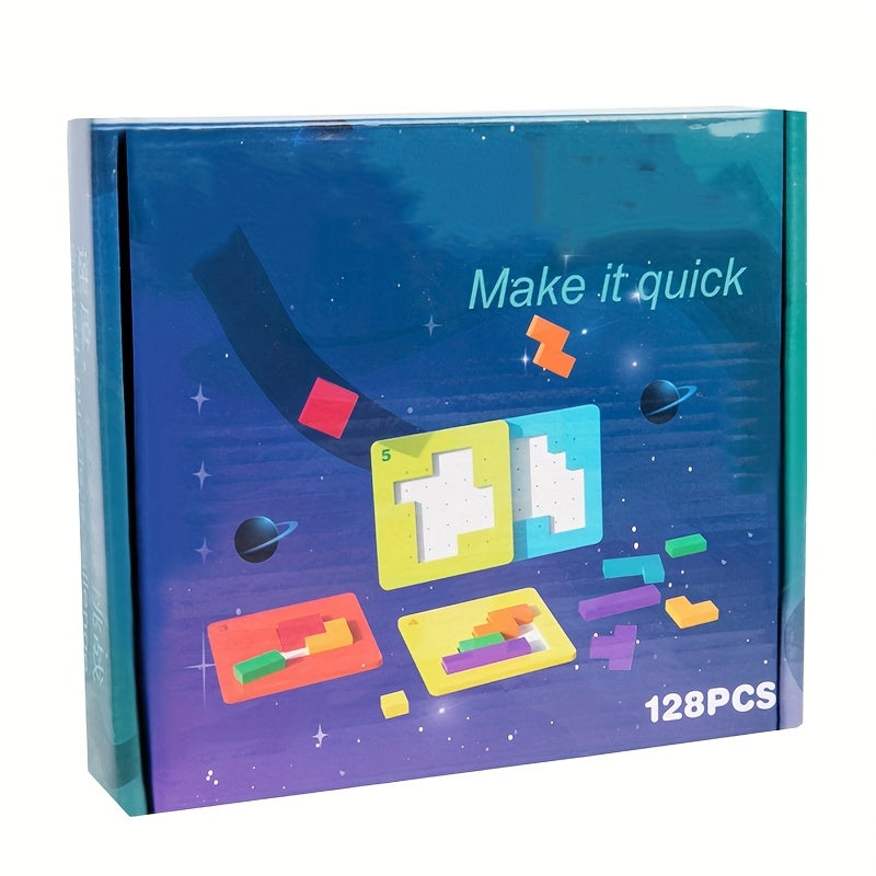 Bataille Rapide D¨¦cision Rapide Blocs de Construction Puzzle Jeu de Soci¨¦t¨¦ ¨¦ducatif pour Jeunes Jouets Puzzle de R¨¦flexion Interactif Cadeaux d'Anniversaire de No?l