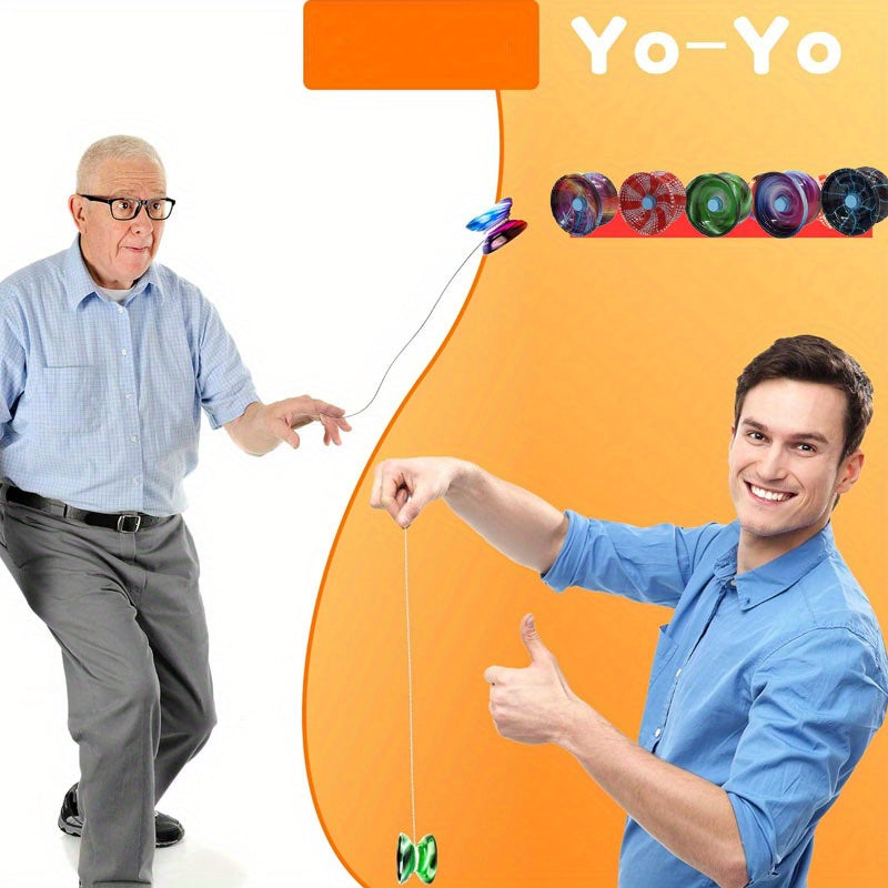 1pc\u002F2pi¨¨ces Yo-yo en m¨¦tal de haute vitesse avec sangle amovible - Durabilit¨¦ et performance ¨¦blouissante pour les d¨¦butants - Disponible en plusieurs couleurs