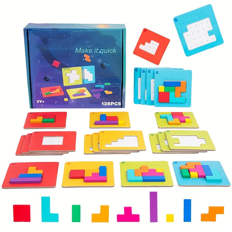 Bataille Rapide D¨¦cision Rapide Blocs de Construction Puzzle Jeu de Soci¨¦t¨¦ ¨¦ducatif pour Jeunes Jouets Puzzle de R¨¦flexion Interactif Cadeaux d'Anniversaire de No?l