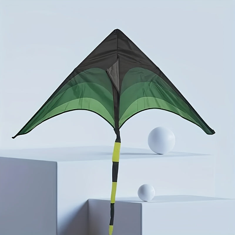 1pc Cerf-volant ¨¤ Queue Longue en Diamants D¨¦grad¨¦ de Couleurs - Polyester Durable pour Vol Ext¨¦rieur sur Plage, Parc, Prairie - ?ges 14+, Activit¨¦s de Plage | Design D¨¦grad¨¦ | Facile ¨¤ Voler, Accessoires de Plage