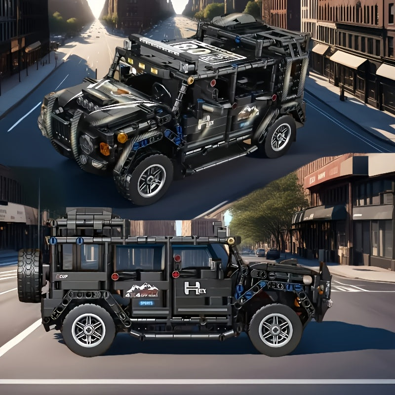 1030 Blocs de construction de voiture ¨¤ particules - Jouet de construction en mat¨¦riau ABS durable, adapt¨¦ aux personnes de plus de 14 ans et aux cadeaux pour les amis.