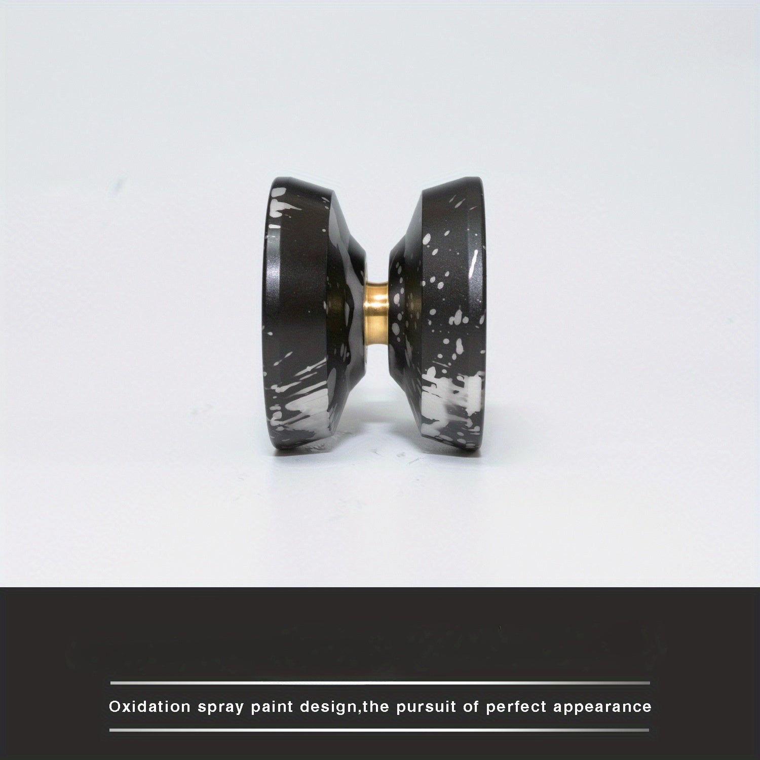 1pc X2 Yoyo Ball noir et or - Qualit¨¦ professionnelle, sommeil longue dur¨¦e, alliage d'aluminium, id¨¦al pour le jeu comp¨¦titif et les cadeaux, Yoyo de jeu comp¨¦titif | Design ¨¦l¨¦gant | Impression haute qualit¨¦, Jeu de soci¨¦t¨¦ Yoyo