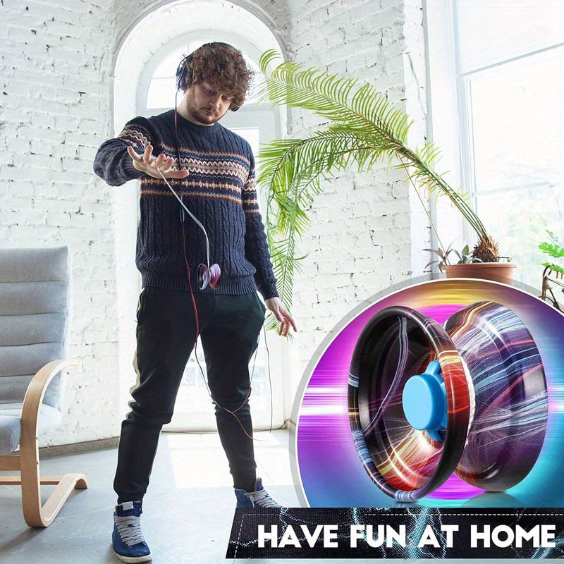 1pc\u002F2pi¨¨ces Yo-yo en m¨¦tal de haute vitesse avec sangle amovible - Durabilit¨¦ et performance ¨¦blouissante pour les d¨¦butants - Disponible en plusieurs couleurs