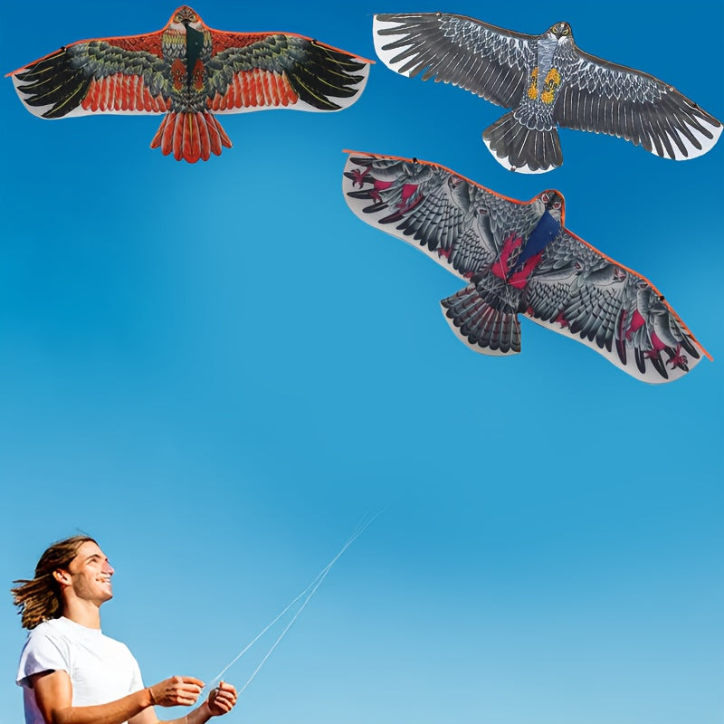 Cerf-volant Aigle Vibrant avec Ligne de 1181.1\